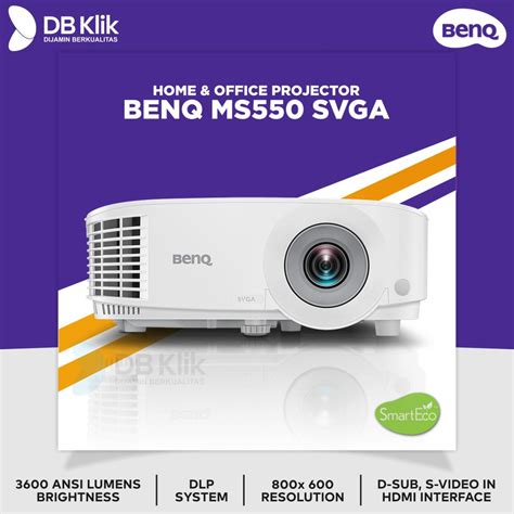 Jual Proyektor Benq Ms Svga Hdmi Shopee Indonesia