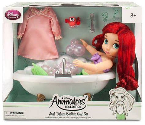 Ariel Animators Bathtub Deluxe Tset Disney Animator Doll Disney