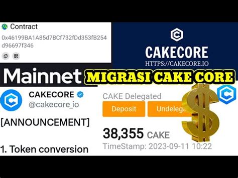 Cake Core Update Terbaru Tutorial Migrasi Claim To Wd Awas Jangan Telat