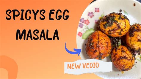 Spicy Masala Eggegg Masala Egg Fry15 Minutes Tasty Egg Recipe Snacks Recipe Egg Recipe