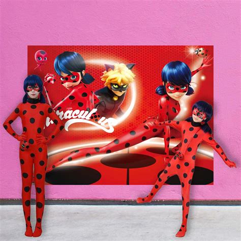 Buy Miraculous Ladybug Backdrop For Girl Birthday Party Supplies