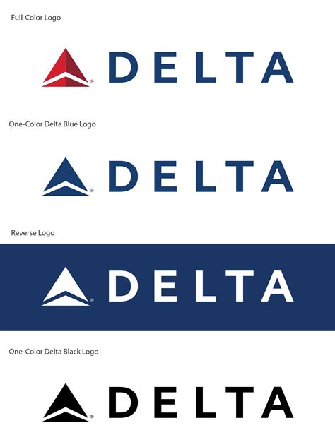 Delta logo color variations | Delta News Hub