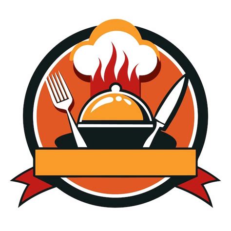 Logo Pour Lillustration Vectorielle Du Restaurant Vecteur Premium