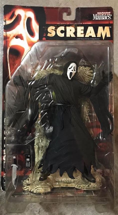 Scream Ghost Face Action Figure Mcfarlane Toys Movie Maniacs Series 2