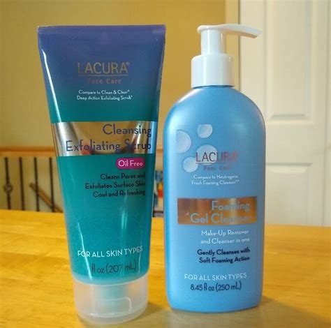 Lacura Cleansing Exfoliating Scrub Lacura Foaming Gel Cleanser Aldi