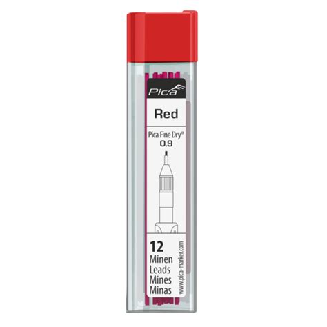 Pica Fine Dry Mines Graphite Rouge Mm De Pr Cision