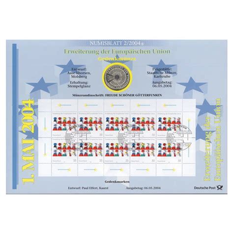 BRD 10 Euro EU Erweiterung 2 2004 Michel Nummer 31