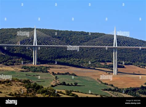 The Viaduct Of Millau Stock Photo Alamy