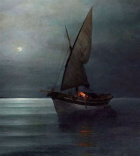 T M G Nderiler Instagram Seascape Artists Moonlight Painting Art Day