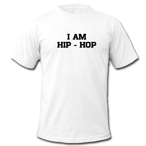 Tee Shirt I Am Hip Hop Blanc Scred Boutique