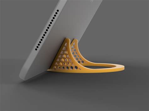 Ipad Stand Honeycomb Version By Whoisjako Download Free Stl Model