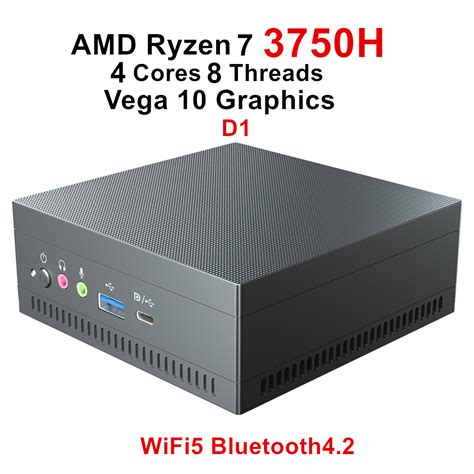 Topton Nuc Amd Mini Pc Ryzen 7 5800u 3750h Vega Graphic 2ddr4 Nvme Ssd Desktop Gaming Computer