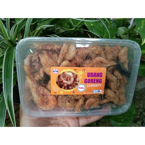 Jual Udang Crispy Udang Gurih Netto Gr Shopee Indonesia