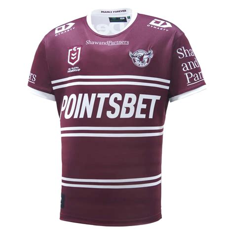 Manly Sea Eagles Nrl 2023 Dynasty Home Jersey Sizes S 7xl