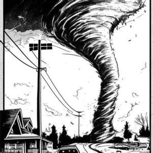 Twist And Shout Uncover The Thrill With Unique Tornado Coloring Pages