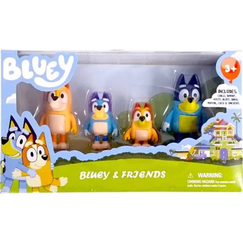 Bluey I Bingo Zestaw Figurek Sztuki Figurka Z Bajki Rodzinka