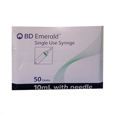 Stainless Steel 10 Ml Bd Emerald Syringe With Needle At Best Price In