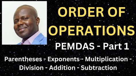 Pemdas Order Of Operations Youtube