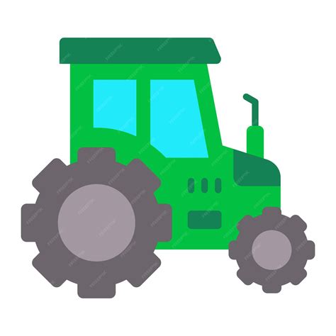 Premium Vector Tractor Icon