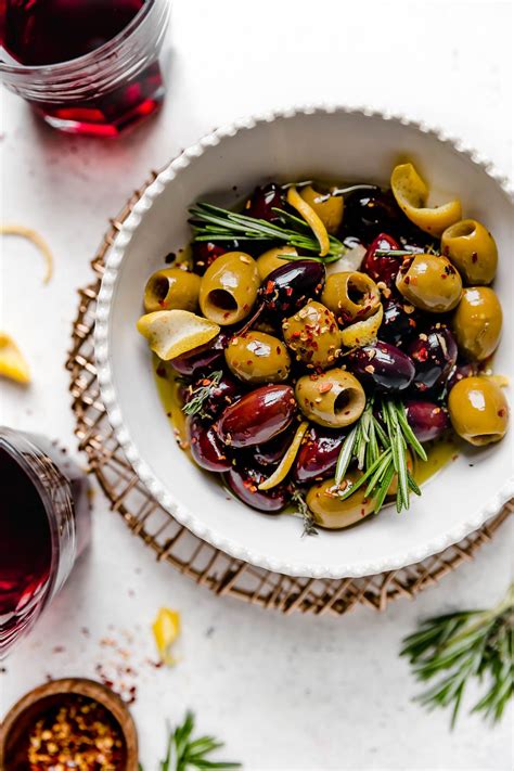 Easy Marinated Olives With Rosemary Garlic Lemon Artofit