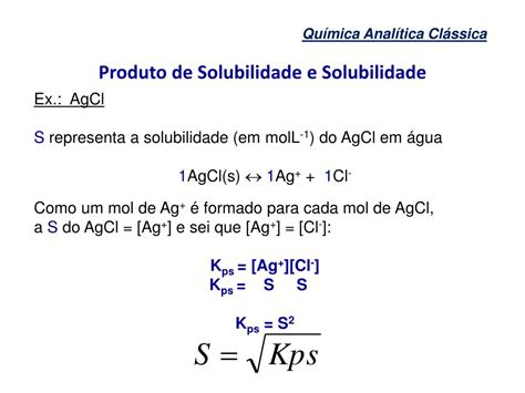 PPT Equilíbrio de solubilidade PowerPoint Presentation free download