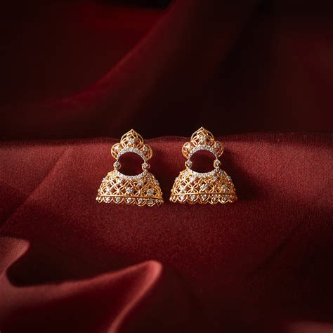 Buy Qasira Diamond Jhumkas Online CaratLane