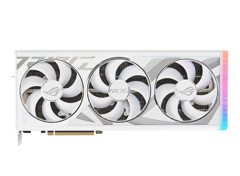 Rog Strix Geforce Rtx™ 4090 24gb Gddr6x White Edition Graphics Card Rog Global