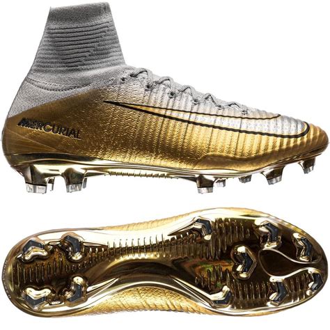 Nike Mercurial Superfly V Cr7 Fg Quinto Triunfo Metallic Goldpure