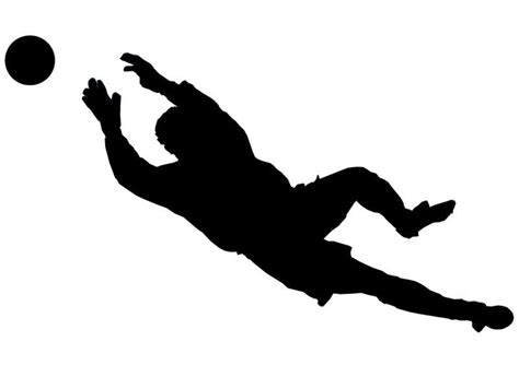 Goalkeeper Silhouette At Getdrawings Free Download