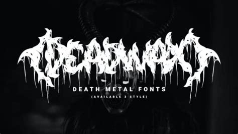 21 Best Death Metal Fonts For Brutal Designs