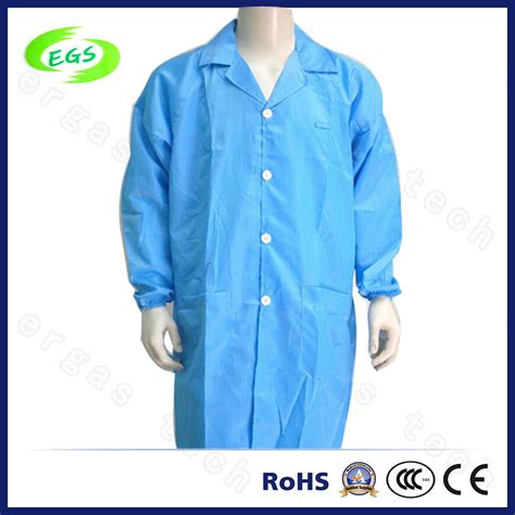 Polyester Blue Esd Antistatic Clothes Egs 20 Antistatic Overall And