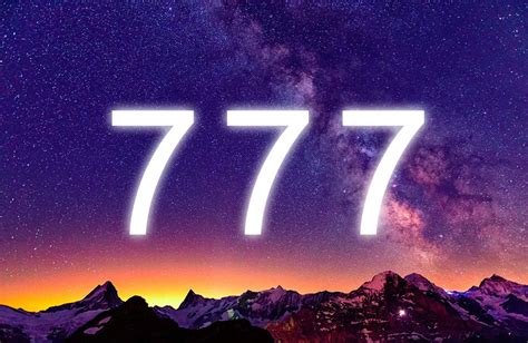 Nombre 777 Signification Complète