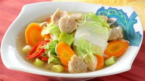 Resep Sayur Sawi Putih Kuah Menu Makan Siang Simple Dengan Rasa Yang