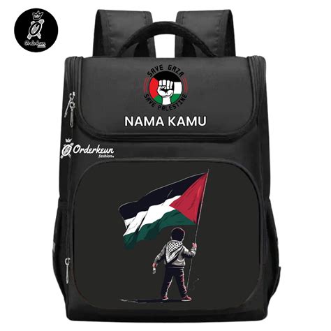 Jual Hade Bags Promo Tas Anak Custome Bendera Palestine Save Gaza