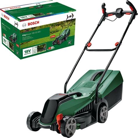 Bosch Tondeuse À Gazon Sans Fil Citymower 18V 32 300 18 V Sans