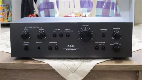 AKAI STEREO AMPLIFIER Am2200 Am 2200 Vintage 1970 Hi Fi Excellent