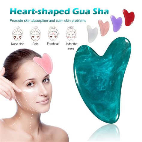 Jade Gua Sha Facial Tool Natural Jade Stone Gua Sha Board For Face Eye