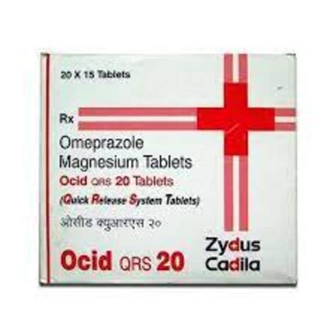 Ocid QRS 20 MG At Rs 1 150 Box In Varanasi ID 7339087 Bridhi Pharma