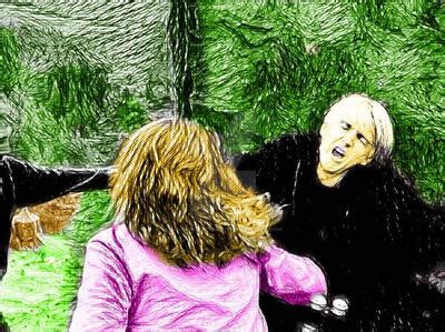 Hermione Granger punches Draco Malfoy by harrypotter200118 on DeviantArt