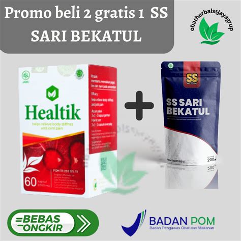 Jual Healtik Original Obat Asam Urat Rematik Obat Pegel Linu