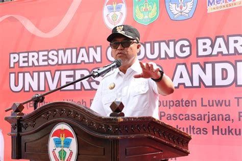 Resmikan Gedung Baru Unanda Palopo Budiman Langkah Penting