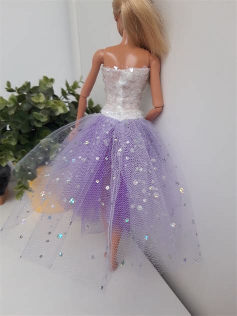 Suknia balowa Ubranka dla lalki Barbie handmade Ożarów Mazowiecki