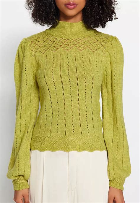 Buy Trendyol Openwork Knit Sweater Online Zalora Malaysia