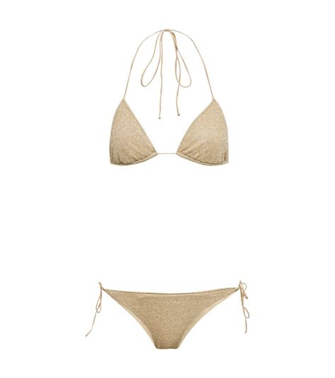 Buy Oseree Oséree Lumière Bikini Gold At 30 Off Editorialist