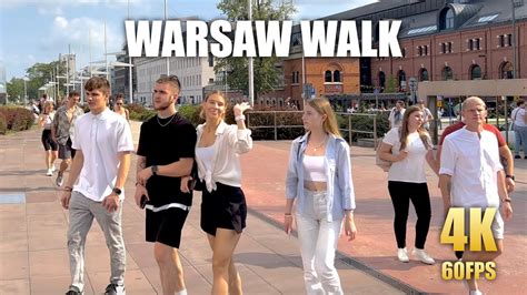 Friendly Warsaw Poland Walking Tour Ultra Hd K Pfs Virtual