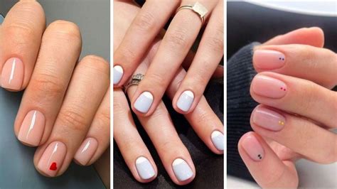 Manicura de uñas cortas sencillas 5 diseños perfectos para tus manos