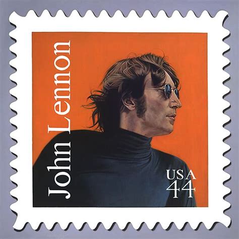 John Lennon USA postage stamp......JOHN HAS HIS OWN STAMP AND RIGHTLY ...