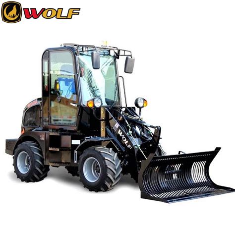 CE Approved Wolf 0 8ton Bulldozer Mini Loader With Bucket China Mini