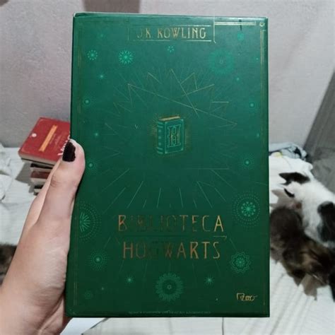 Box Biblioteca Hogwarts Capa Dura Shopee Brasil