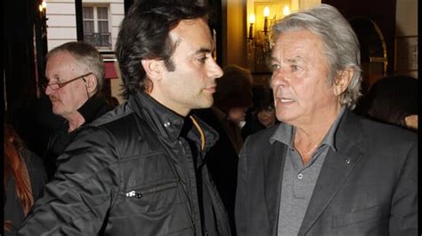 Photo Exclusif Anthony Delon et son frère Alain Fabien Delon